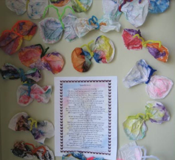 coffee filter butterflies