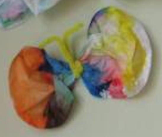 coffee filter butterfly