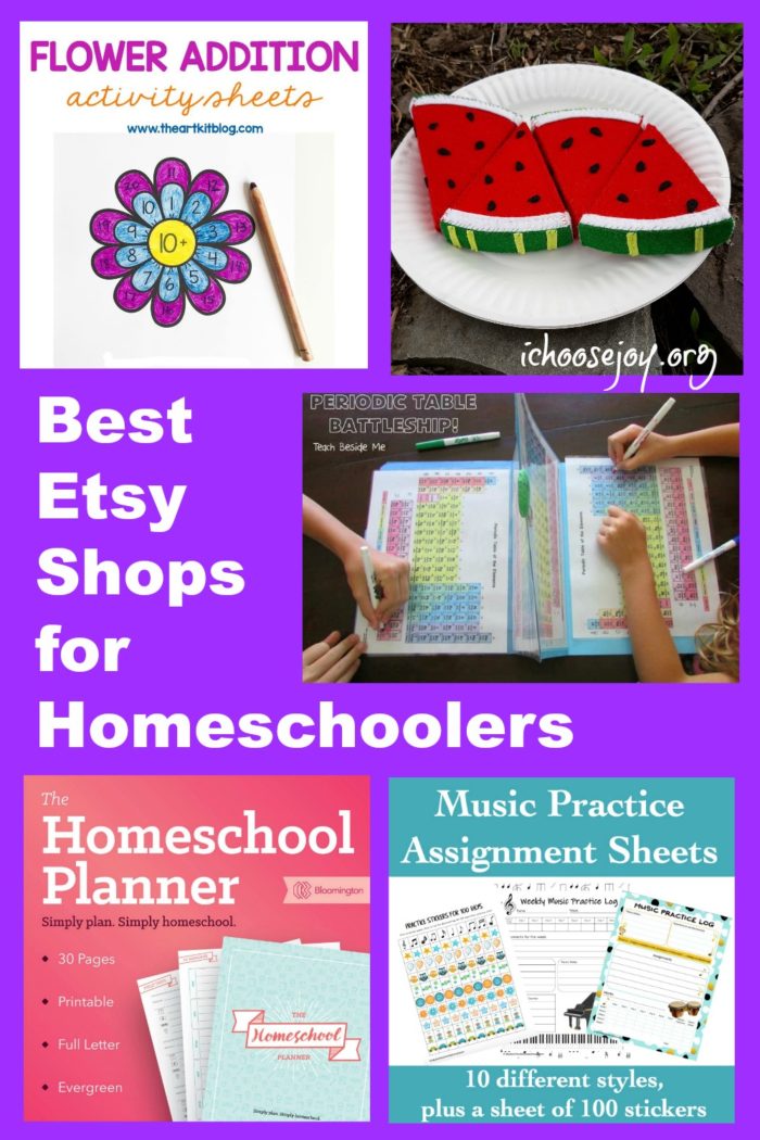 Best Etsy Shops for Homeschoolers