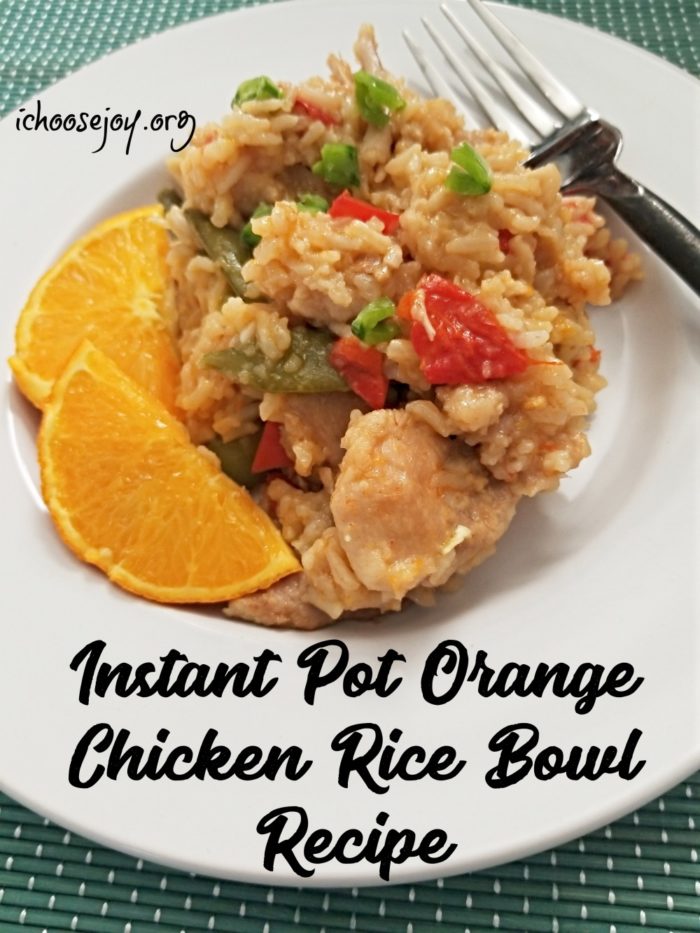 Instant Pot Orange Chicken Rice Bowl Recipe