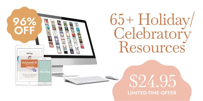 Celebrate It! Grab Bag for holiday teaching resources 