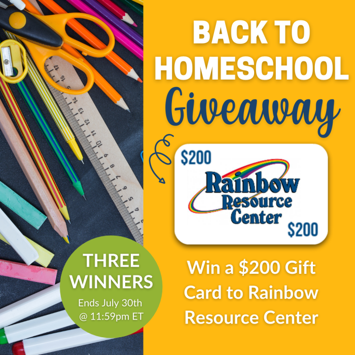 Rainbow Resource Giveaway