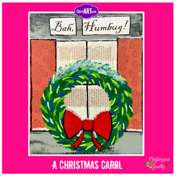 LiterARTure A Christmas Carol art project
