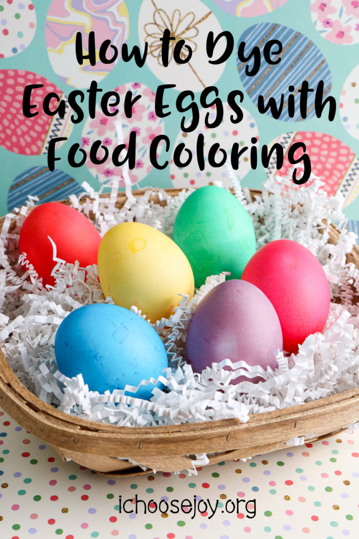 How to Dye Eggs with Food Coloring