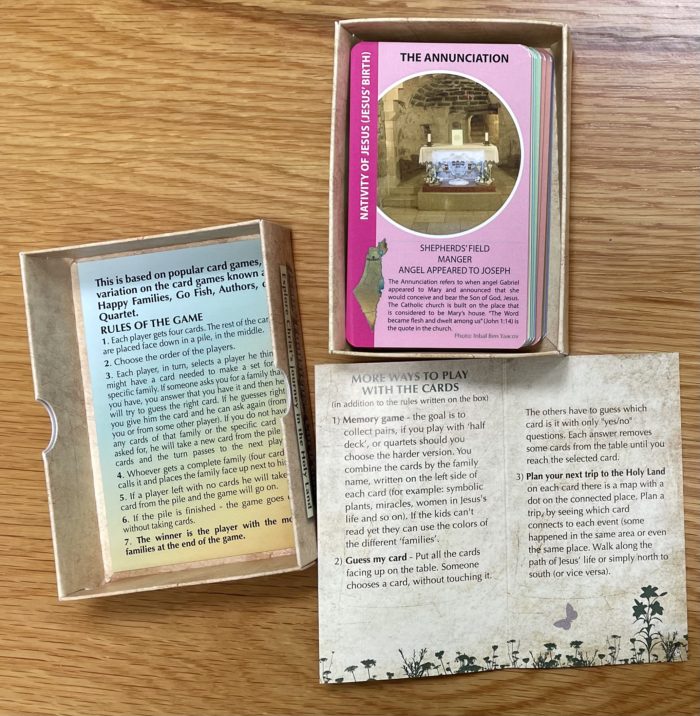 Rules for Jesus' Footsteps card game