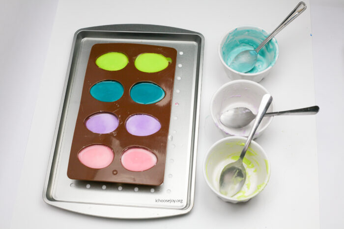 Frozen Fizzy Easter Eggs