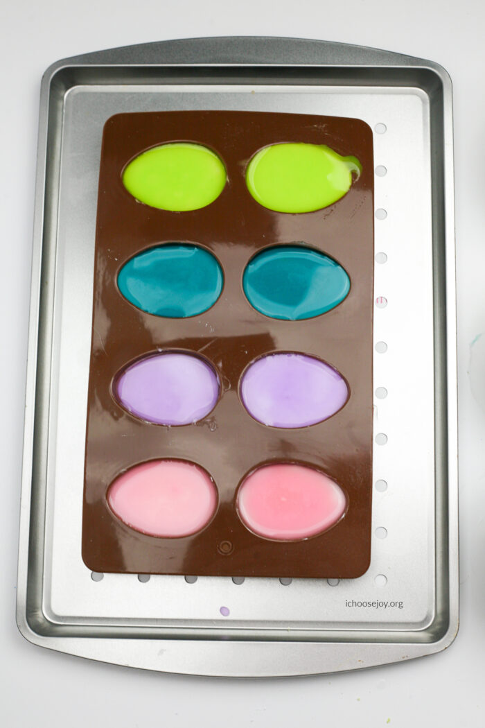 Frozen Fizzy Easter Eggs