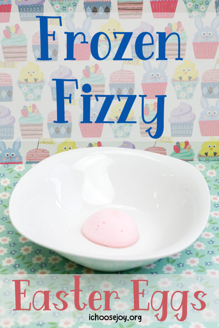 Frozen Fizzy Easter Eggs