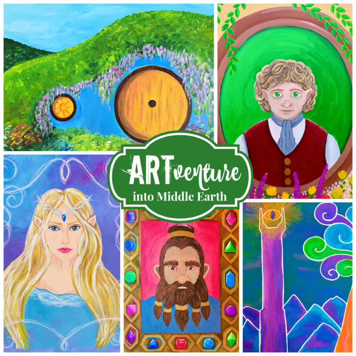 Artventure into Middle Earth paintings