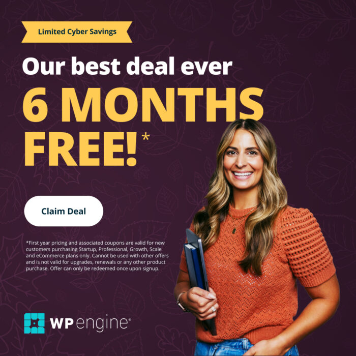 WP Engine WordPress site hosting